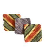 Crochet Knit Pot Holders Oven Mitt Squares Hot Pads Set Lot 3 Handmade H... - $440.87 MXN