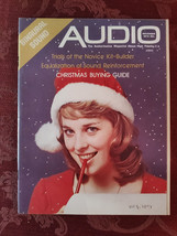 Rare AUDIO Hi Fi Magazine November 1972 Christmas Buying Guide - £12.94 GBP