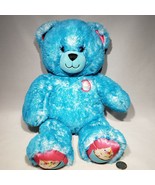 Build A Bear Turquoise Teddy Bear Cupcake Cakes and Treats Plush BAB Blue - £12.61 GBP