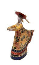 Cloisonné Dancing  Girl w/ red hat . French adolescent girl? ULTRA RARE - £11.17 GBP