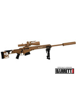 GoatGuns 1/4 Scale Die Cast Barrett MK22 Sniper Gun MRAD Model Tan GOAMK... - $58.00