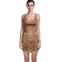 Sexy Bodycon Dancing Dress ancient mayan calendar sun n moon Streetwear ... - £23.14 GBP