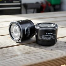 Set of 2 OEM Engine Oil Filters 32 Micron, Anti-Drain, 8-11 PSI Relief - $664.49 MXN