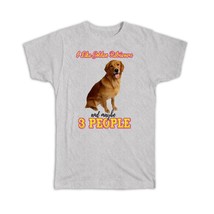 I Like Golden Retrievers : Gift T-Shirt Dog Cartoon Funny Maybe 3 People Pet Mom - £14.37 GBP