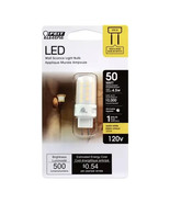 Bi-Pin LED Bulb 2.3&quot; T4 GY6.35 4.5W Warm White - Feit Electric BP50JCD/8... - $1.38 CAD