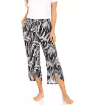 TAHARI Women&#39;s Capri Wrap Front Sleep Bottom Pajama Pants,  S, L, XL - $13.48