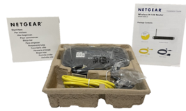 Netgear Wireless N 150 Router WNR1000v2 Bundle with Accessories No Power Adapter - $10.94