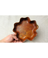 Vintage Wooden Flower Bowl - $812.91 MXN