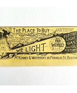 McKenney &amp; Waterbury Light Fixtures 1894 Advertisement Victorian Boston ... - $10.00
