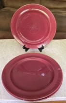 PIER 1 (3) Dinner Plates FESTIVALE Red Made in Japan 10 3/4&quot; Vintage Sto... - $27.50