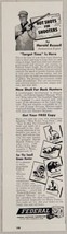 1955 Print Ad Federal Cartridge Shotgun Shells &amp; .22 Caliber Minneapolis,MN - £12.23 GBP