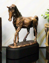 Rustic Western Tennessee Walking Horse Model Stallion Figurine With Trop... - $66.99