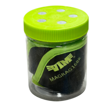 VIM Tools 16 Inch X 16 Inch Magnetic Microfiber Rag - Black & Green - €45,69 EUR