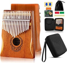 Kalimba Thumb Piano 17 Keys - Portable Mbira Sanza Finger Piano Professional - £25.94 GBP