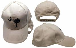 Trade Winds Embroidered Light Beige Khaki South Carolina SC Palmetto Crescent Ba - £8.87 GBP