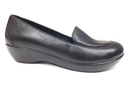 Dansko Loafers Womens 38 US 7.5-8 Leather Debra Black Casual Slip On Comfort - £38.66 GBP