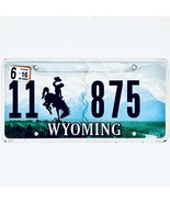 2016 United States Wyoming Park County Passenger License Plate 11 875 - €11,16 EUR