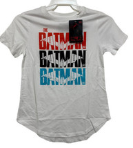 Dc Comics The Batman Juniors White Short Sleeve T- Shirt Sz 3XL Nwt - £8.12 GBP