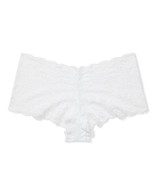 VS Victoria&#39;s Secret LOVE CLOUD White Lace Shortie Panty Size XL - $379.09 MXN