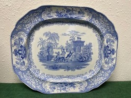 Transferware Serving Platter Triumph Cal J&amp;M P. Bell Co. Italian Scenes - $199.99