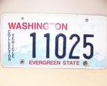 WASHINGTON COLLECTOR VEHICLE LICENSE PLATE #11025  - £25.03 GBP