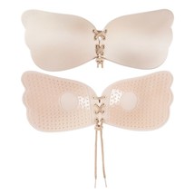 2 pieces Large Size Strapless Bra Woman Bra Underwear - £6.35 GBP