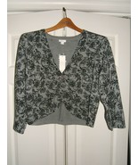 Apt. 9 Women&#39;s Large Gray Decorative Cardigan Sweater From Kohl&#39;s (New w... - £9.47 GBP