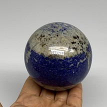 1.43 lbs, 3&quot; (75mm), Lapis Lazuli Sphere Ball Gemstone @Afghanistan, B33235 - £169.53 GBP