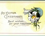 Easter Greeting Best Wishes Flower UNP DB Postcard G9 - $4.90