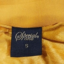 Special One RN#111159 Girls/Women's Small Yellow Quilted Full Zip Vest Pockets image 5