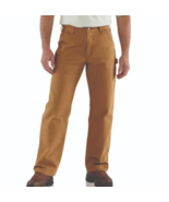 Carhartt Washed Duck Work Loose Fit Dungaree Pants B11 Carmel Brown Size... - $540.47 MXN