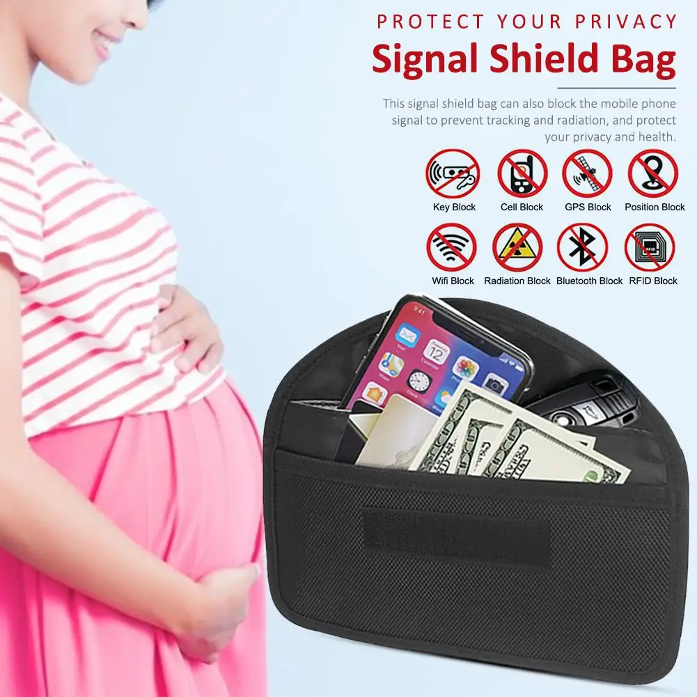 Sporting Signal Blocking Bag Shielding Pouch Wallet Case For Cell Phone Privacy  - £23.37 GBP