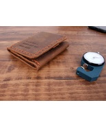Unisex Leather Wallet Vintage Crazy Horse Handmade Wallets - $376.05 MXN