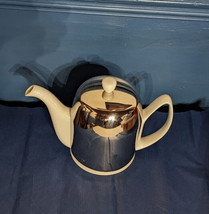 EUC French Guy Degrenne Salam Porcelain Stainless Steel 6 Cup-Teapot Cozy Cover - £49.24 GBP
