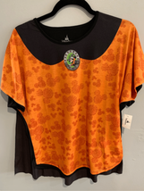 Minnie Mouse Witch TShirt With Cape-Medium Disney Halloween Women-NEW - £17.30 GBP