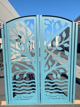 DaVinci Tree of Life Gate Contemporary Dual Entry Metal Gate Ornamental_... - $2,199.00