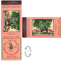 Vintage Matchbook Cover Toll House Restaurant Whitman MA 1930s Wakefield names - £7.77 GBP
