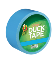 Duck Brand Printed Duct Tape, 1.88&quot; x 10 Yards, Electric Blue - £6.21 GBP