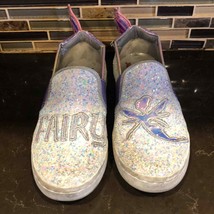 Sam Edelman Blaine Lina Fairy glitter kids girls shoes youth size 12 - $37.03