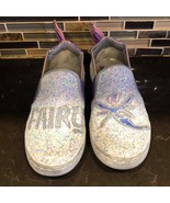 Sam Edelman Blaine Lina Fairy glitter kids girls shoes youth size 12 - $829.36 MXN