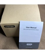 Unitek USB to SATA IDE Hard Drive Adapter Open Box - £31.44 GBP