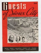Guests of Sioux City South Dakota Visitors Guide June 1948 - £21.75 GBP