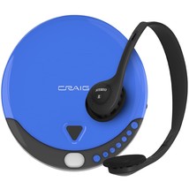Craig CD2808-BL Personal CD Player with Headphones in Blue and Black | P... - £30.66 GBP
