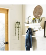 White Hanging Storage Wall Coat Rack From The Safavieh Home Collection. - $82.19 CAD
