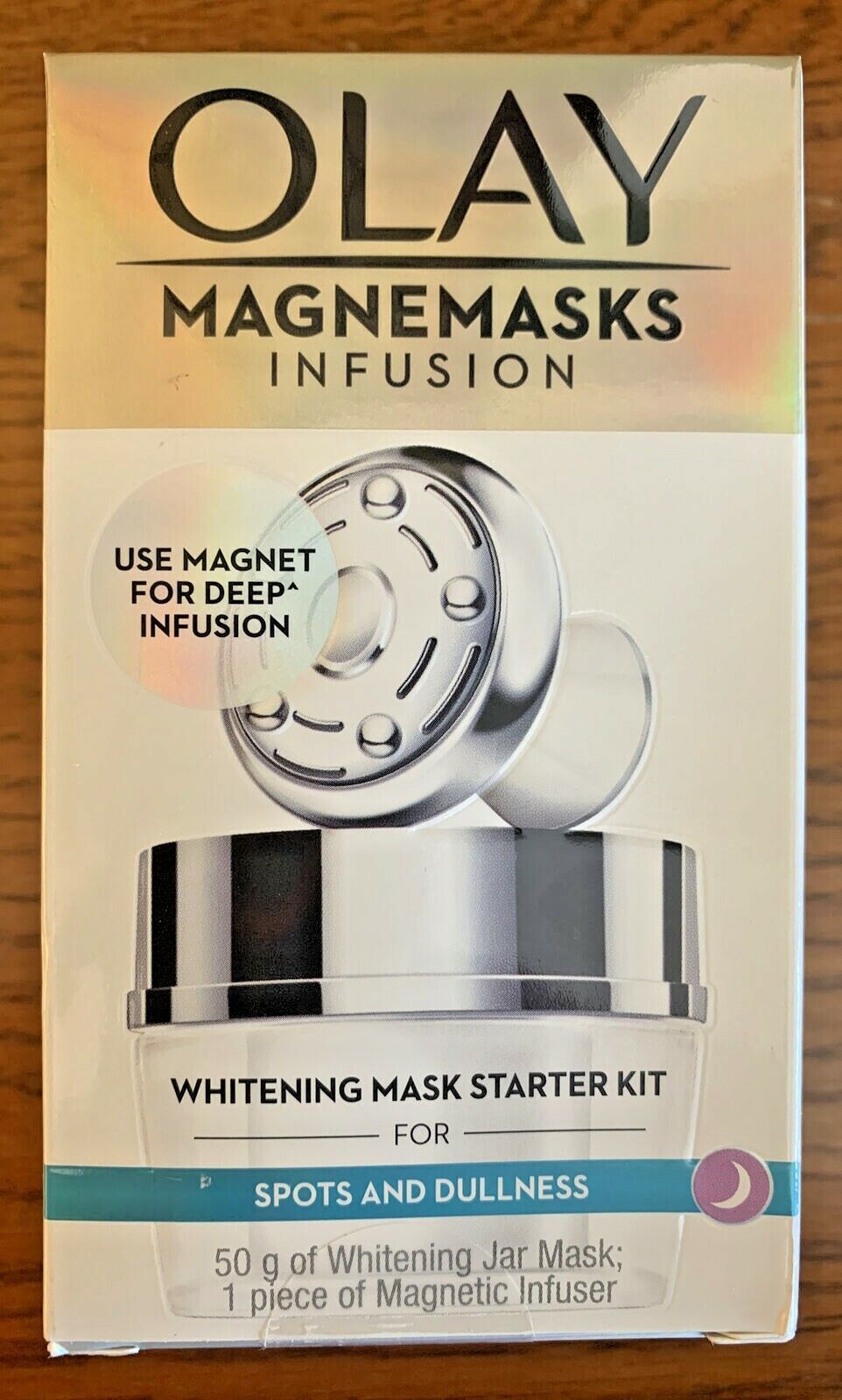 Primary image for Olay Magnemasks Infusion Whitening Mask Starter Kit Spots Dullness 50g New Seal