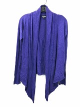 Express Women&#39;s Small Purple Long Sleeve Drape Open Cardigan, EUC - £9.06 GBP