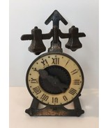 American Greetings Durham Ind. 5471 Die-Cast Antique Finish Clock Movabl... - £9.42 GBP