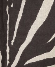 NEW Michael Kors Women Brown Zebra Print Linen Skirt Sz 2 Italy Neiman Marcus image 2
