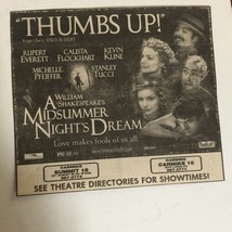 A Midsummer Night’s Dream Vintage Movie Print Ad Kevin Kline Michelle Tpa26 - £4.73 GBP