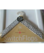 Lindsay Phillips SwitchFlops Straps &quot;EVAN&quot; Black &amp; White Size 7/8 - €14,74 EUR